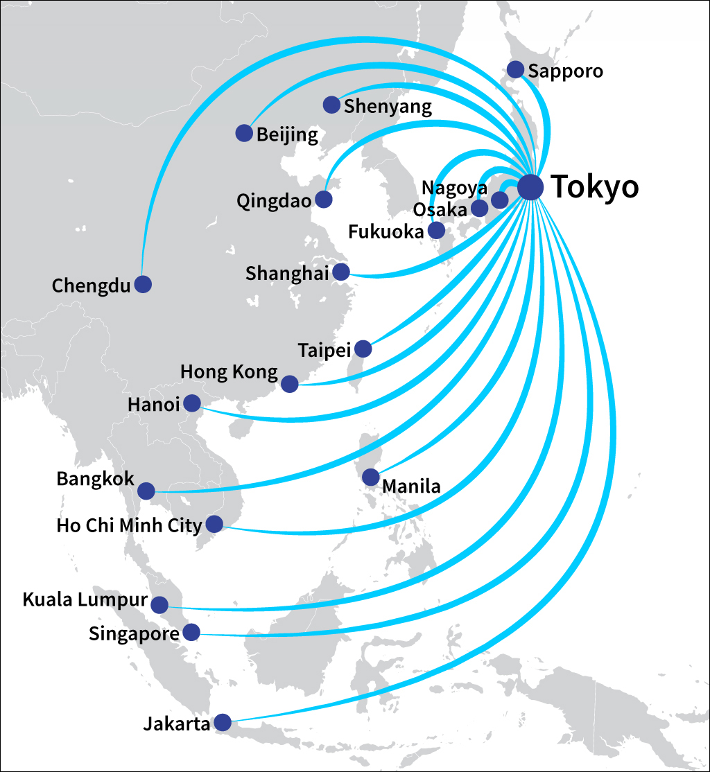 July-2019-ANA-Route-Map-2 - First Class Flyer