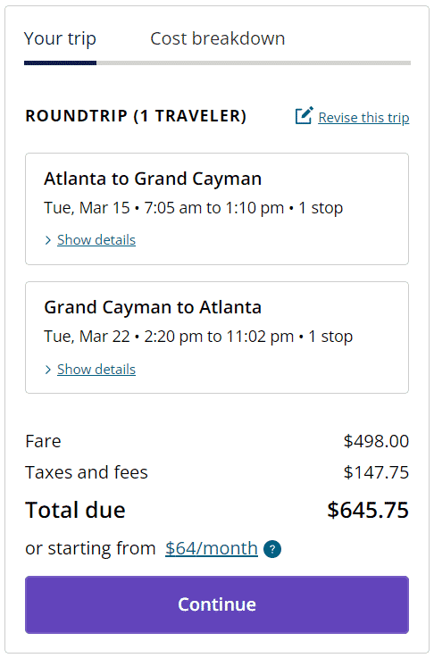 Cayman Islands: New Business Class Fares From The U.s. And Canada From 